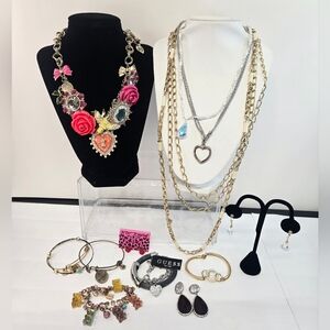 New Betsy Johson Colorful Floral Necklace And More